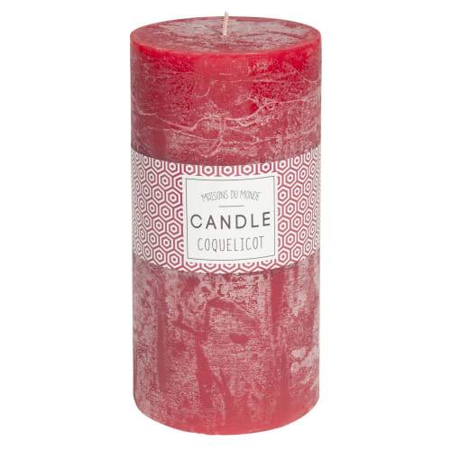 TQ RED Candle 18cm