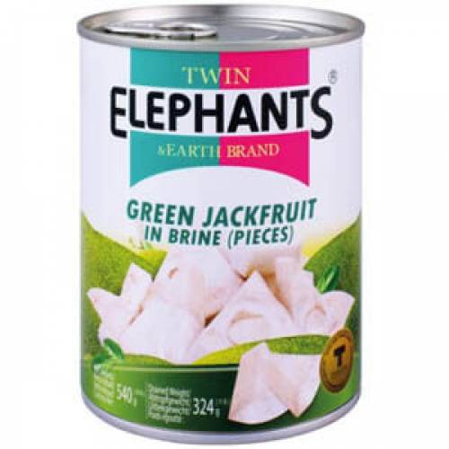 Twin Elephant Green Jackfruit (pieces)