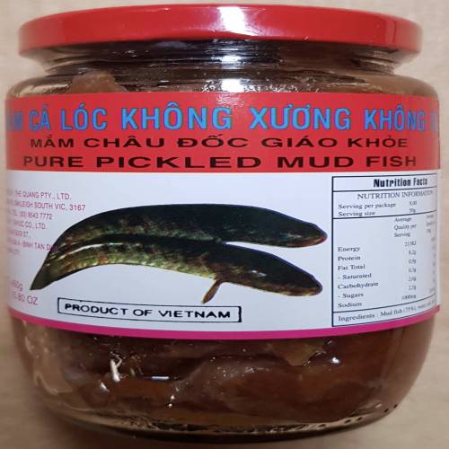 VN Pure Pickled Mud Fish (Mam ca loc khong xuong)