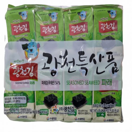 Kimnori Kwangcheonkim Seasoned Seaweed 64g*16