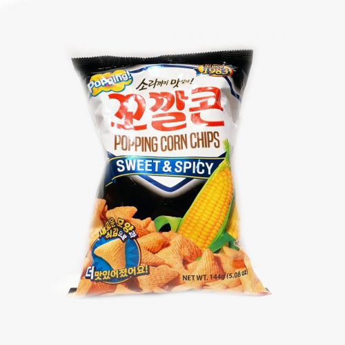 Lotte Corn Snack Spicy & Sweet Flv 144g