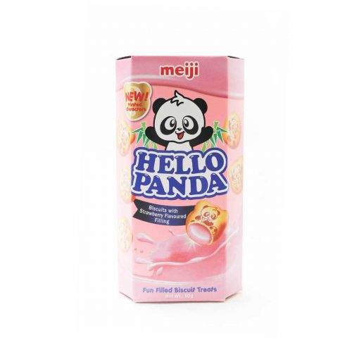 Meiji Hello Panda Strawberry Flv 50g
