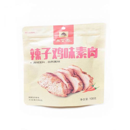 Shandong Vegetarian Beef Pink Peppery Chicken 108g
